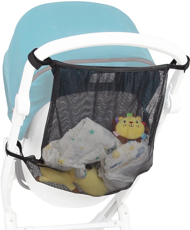 Novi Boodschappenmand – Voor Buggy en Kinderwagen – Extra Opbergruimte by Novi Baby in Zwart – product photo
