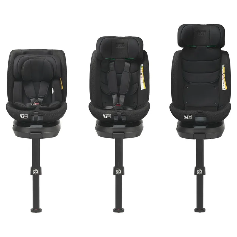 Novi Donna Go V2 Autostoel I-Size 0-150 cm – 360° Draaibaar – Isofix met Steunpoot – Groep 0+/1/2/3 by Novi Baby in Black – product photo 2 of 4
