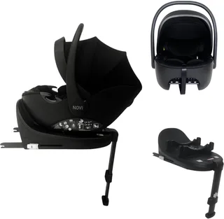 Novi Jacky Pro 360 V2 Autostoel I-Size 0-87 cm – Inclusief Isofix Base – 360° Draaibaar – Groep 0+ von Novi Baby in Schwarz – Produktfoto 1 von 4