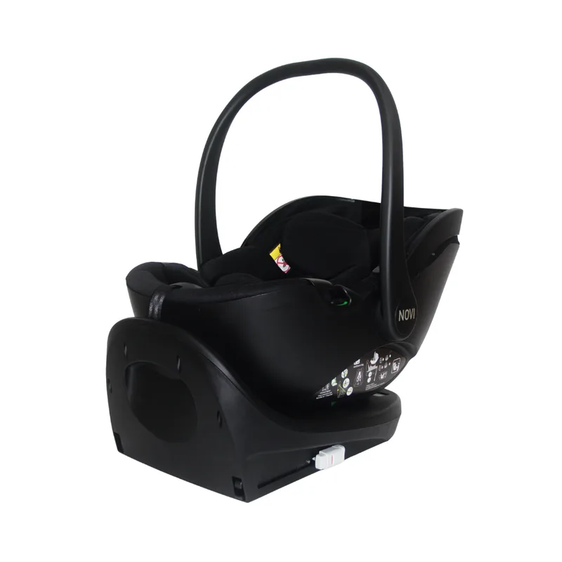 Novi Jacky Pro 360 V2 Autostoel I-Size 0-87 cm – Inclusief Isofix Base – 360° Draaibaar – Groep 0+ von Novi Baby in Schwarz – Produktfoto 4 von 4