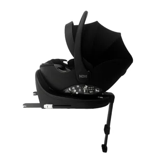 Novi Jacky Pro 360 V2 Autostoel I-Size 0-87 cm – Inclusief Isofix Base – 360° Draaibaar – Groep 0+ von Novi Baby in Schwarz – Produktfoto 2 von 4
