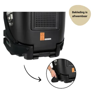 Novi Jules V2 Autostoel 76-150 cm – Groep 1/2/3 – Gordelbevestiging – Verstelbare Hoofdsteun – I-Size by Novi Baby in Black – product photo 4 of 4