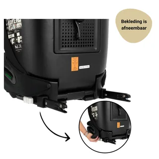Novi Jules V2 Isofix Autostoel 76-150 cm – Groep 1/2/3 – Isofix + Top Tether – Verstelbare Hoofdsteun – I-Size by Novi Baby in Black – product photo 4 of 4