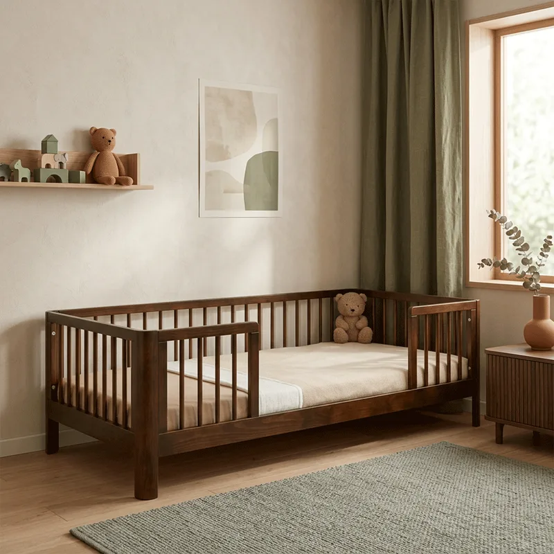 Peuterbed Novi Louise V3 80x160 Cacao (Ronde Hoek) by Novi Baby – product photo 2 of 4