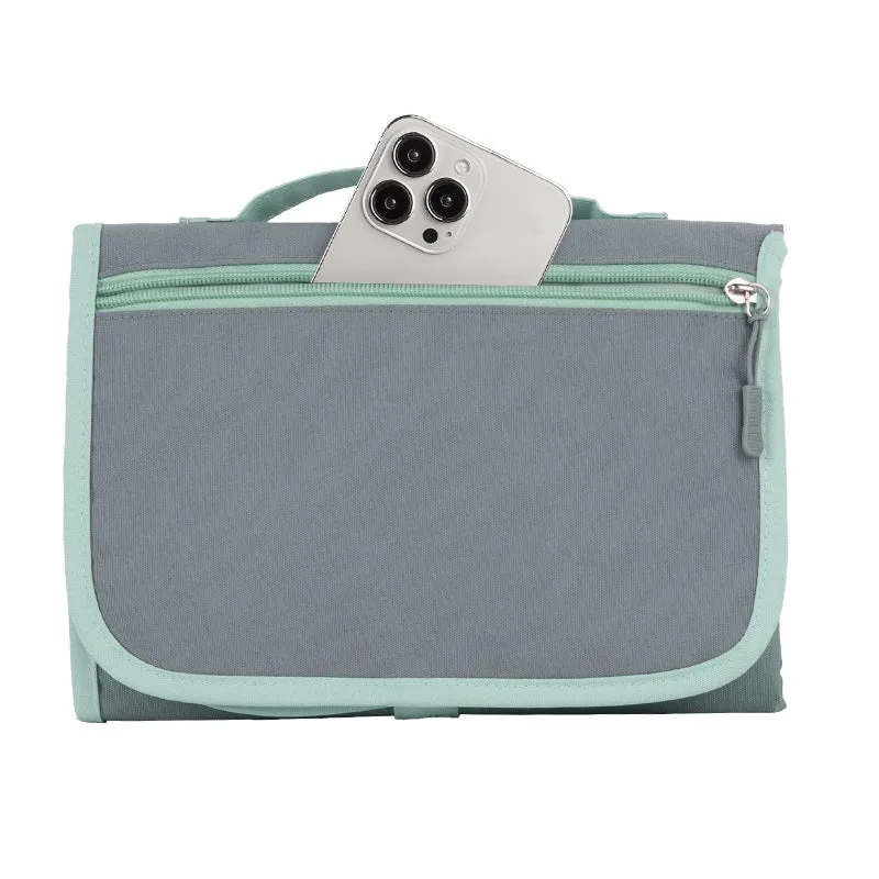 Verschoonmatje Novi Green/Grey de Novi Baby – photo produit 1 sur 4