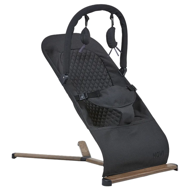 Wipstoel Bouncer Novi Lotus Solid Black by Novi Baby – product photo 1 of 4
