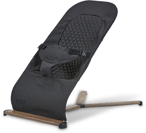 Wipstoel Bouncer Novi Lotus Solid Black by Novi Baby – product photo 4 of 4