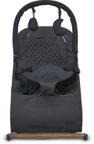Wipstoel Bouncer Novi Lotus Solid Black by Novi Baby – product photo 3 of 4