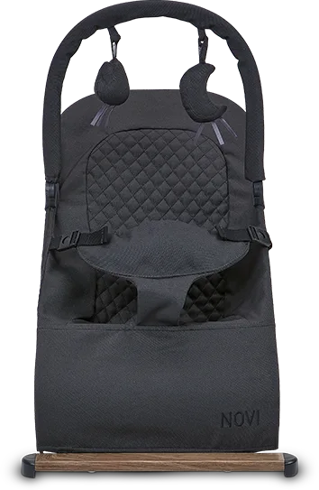 Wipstoel Bouncer Novi Lotus Solid Black by Novi Baby – product photo 3 of 4