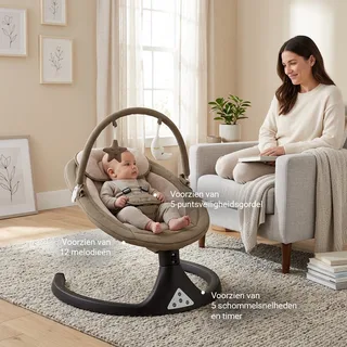 Wipstoel Novi Nola Swing Premium Brilliant Timeless Taupe/Beige by Novi Baby – product photo 2 of 4