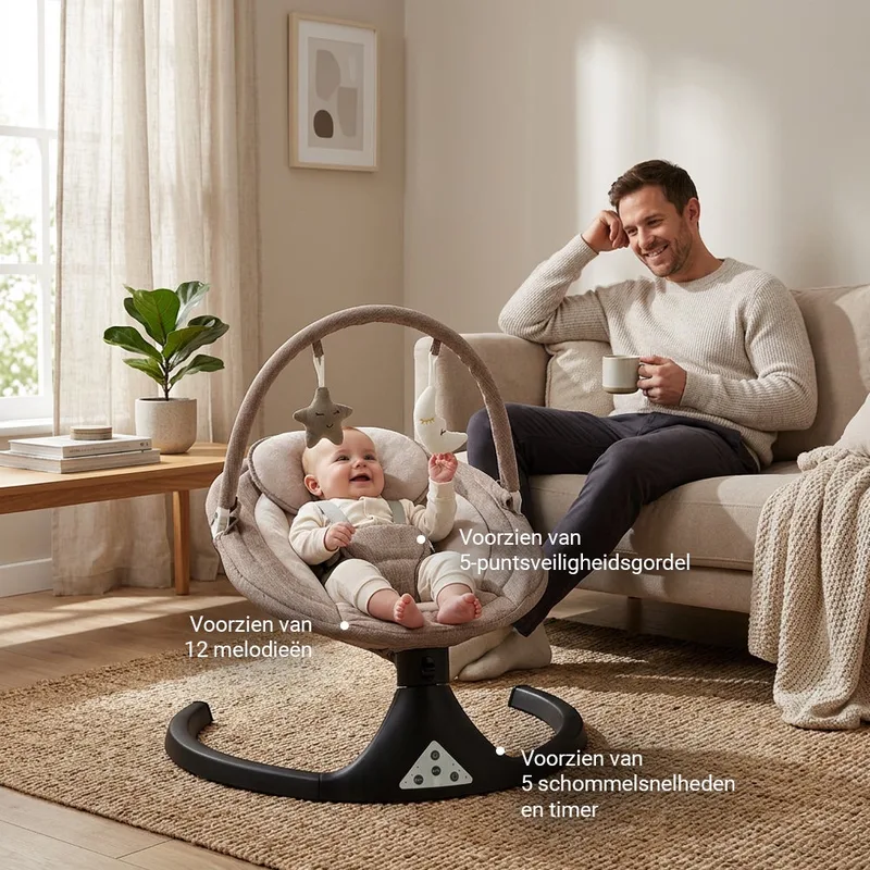 Wipstoel Novi Nola Swing Sand by Novi Baby – product photo 2 of 4