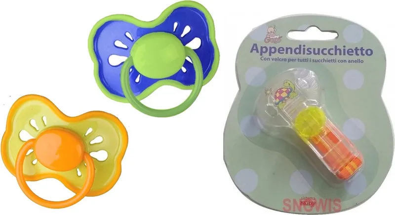 2x Fopspenen Soft Shield Nuby 6mnd + 1x Speen koord Nuby fra Nûby i Blå – produktbillede