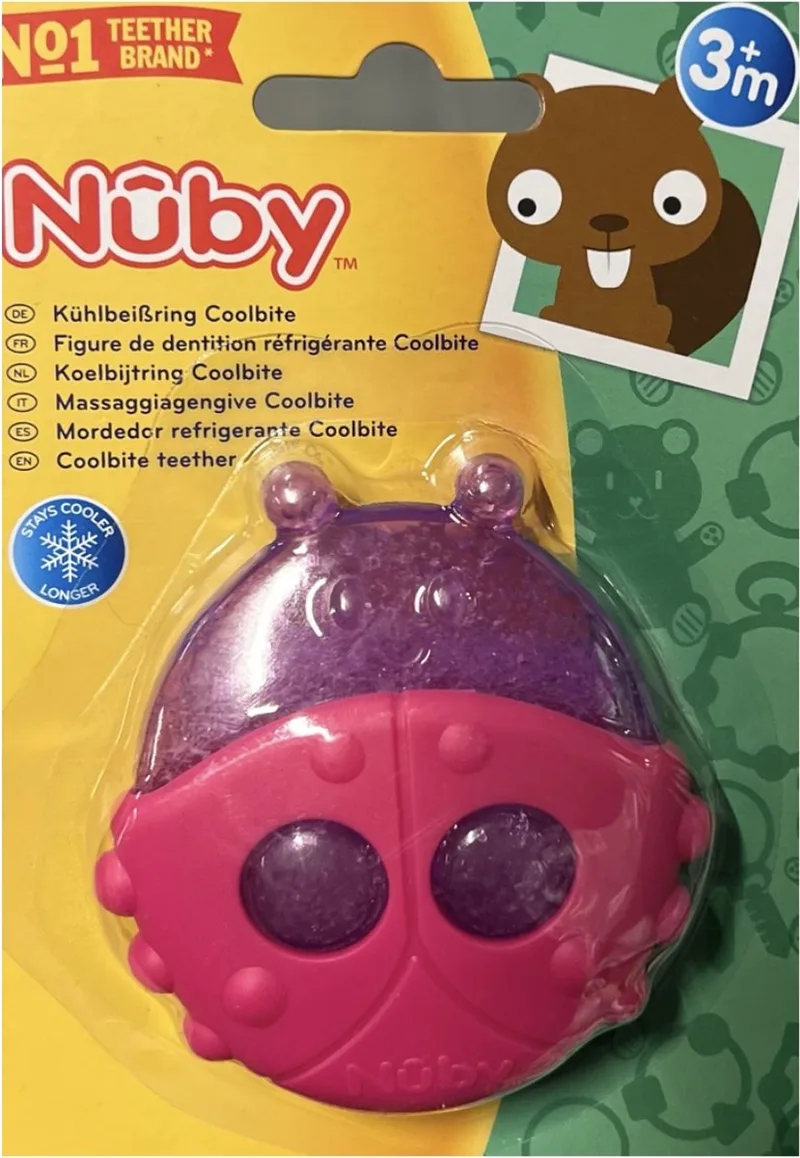 Bijtring - Koekbijtring - Coolbite by Nûby in Pink – product photo