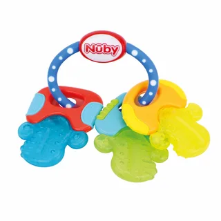 bijtspeeltje Koelbijtsleutels - 3m+ van Nûby in Blauw – productfoto 1 van 2