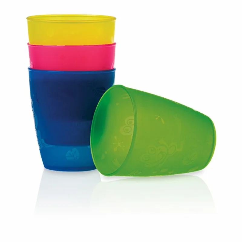 Drinkbeker 4 Stuks - 300 ml van Nûby in Meerkleurig – productfoto
