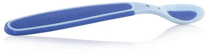 Hot Spoon Lepel 4mnd+ (3 stuks) van Nûby in Blauw – productfoto