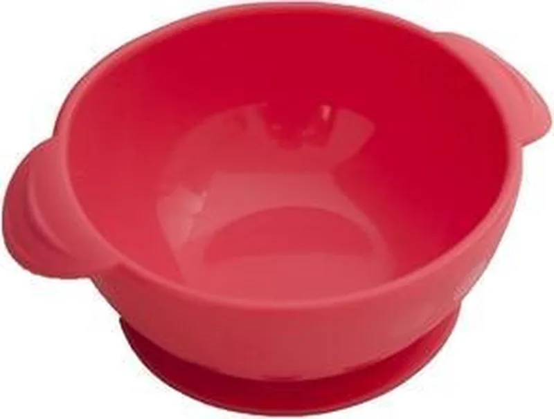 Magische kom met zuigbodem 300ml 6m+ van Nûby in Rood – productfoto