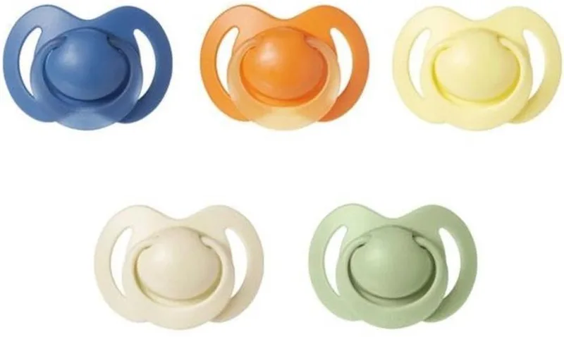 Set van 5 orthodontische fopspeen de Nûby en Multicolore – photo produit