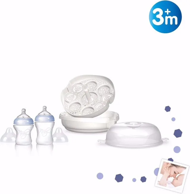 Stoomsterilisator + 2 Flessen