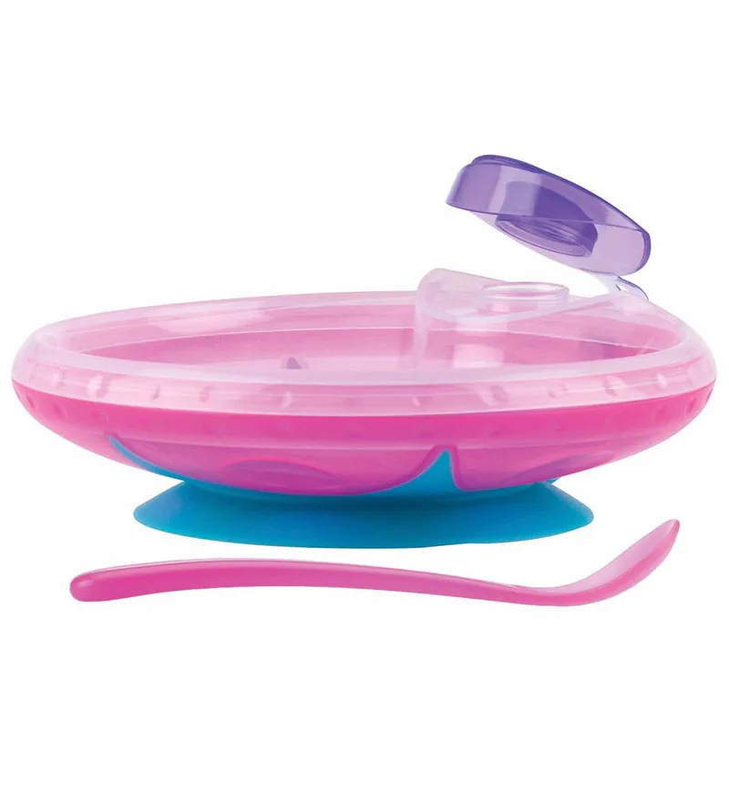 Warmhoudkom m. Lepel - Roze de Nûby – photo produit