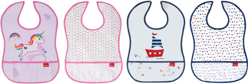 Waterdicht Slabbetje (2 stuks) de Nûby en Bleu – photo produit