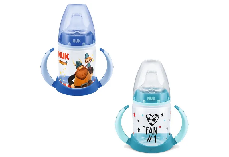 Babyflasche NUK First Choice Baby Trinkllernflasche/Trinklernbecher Vorteilset van NUK in Blau – productfoto