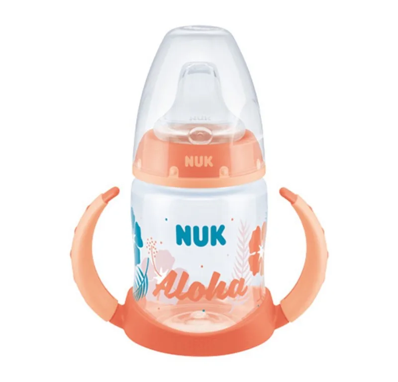 Babyflasche NUK First Choice Beach Editon Trinklernflasche mit Griff 150ml 6-18M van NUK in Orange – productfoto
