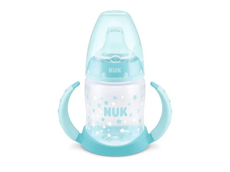 Babyflasche NUK First Choice Trinklernbecher, Trinklernflasche 150ml blue star van NUK in Blau – productfoto