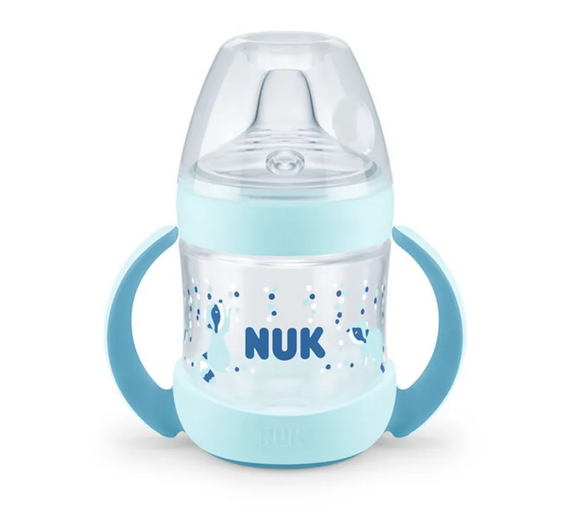 Babyflasche NUK Nature Sense Babytrinklernflasche 150ml by NUK in Blau – product photo
