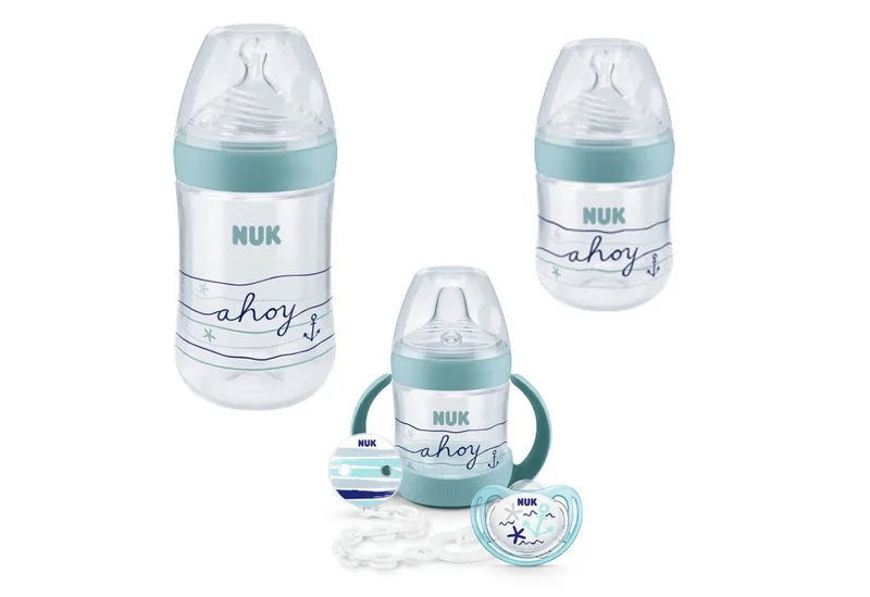 Babyflasche NUK Nature Sense Beach Set van NUK in Blau – productfoto
