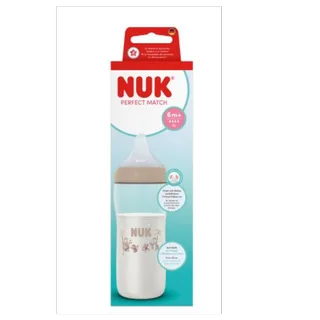 Babyflasche Perfect Match, 260ml van NUK in Beige, 7,2 × 7,2 × 21,2 mm – productfoto 2 van 2
