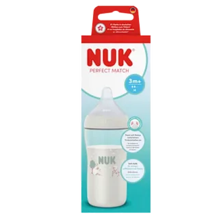 Babyflasche Perfect Match, 260ml van NUK in Meerkleurig, 7,2 × 7,2 × 21,2 mm – productfoto 2 van 2