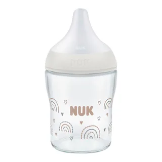 Babyflasche Perfect Match aus Glas, 120ml van NUK in Wit, 7,2 × 7,2 × 17,3 mm – productfoto 1 van 2
