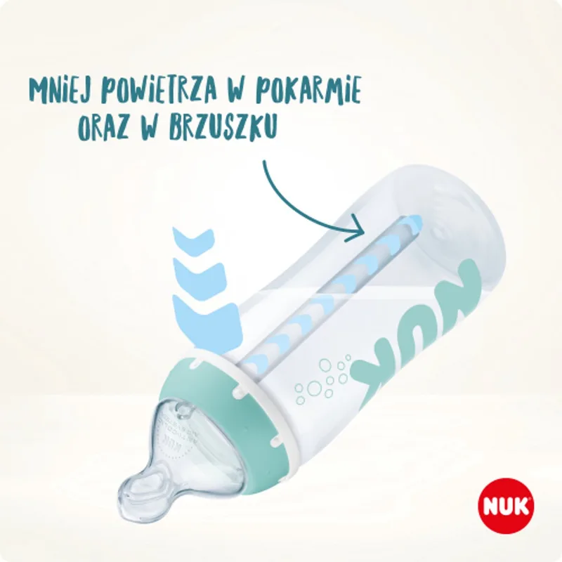 Babyfles plastic - Voedingsfles fra NUK i Multicolor – produktbillede