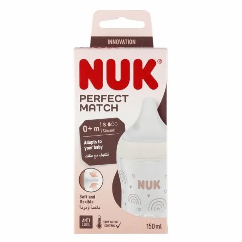 Babyfles plastic - Voedingsfles fra NUK i Multicolor – produktbillede