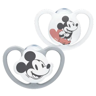 Disney Space 0–6M Grijze Fopspeen – 2 stuks van NUK – productfoto 2 van 2
