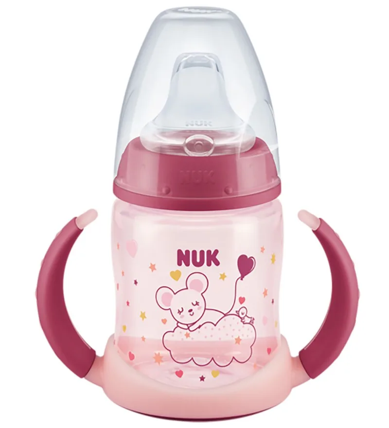 Drinkbeker m. Handvat en Drinkdeksel - First Choice - 150ml van NUK – productfoto