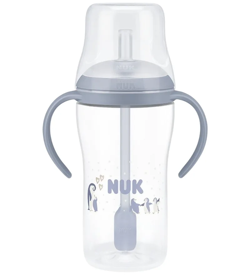 Drinkbeker m. Handvat/Rietje - Perfecte Match - 260 ml - Pen van NUK – productfoto