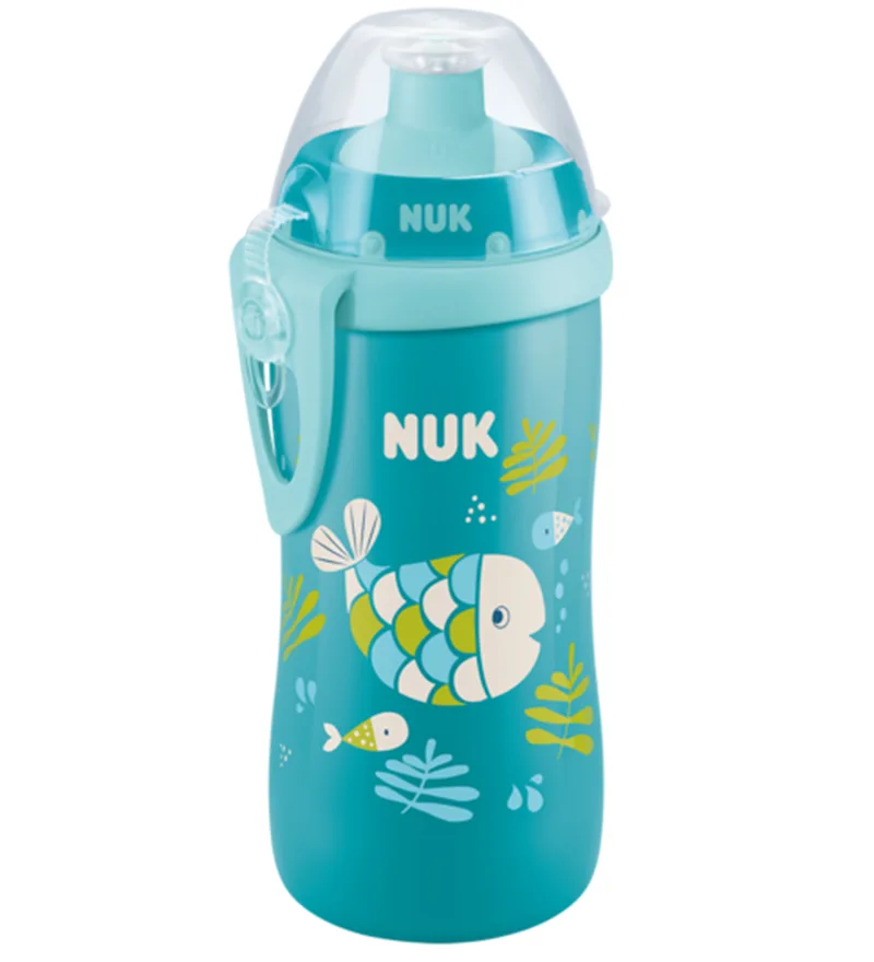 Drinkfles m. Drinkdeksel - Junior - Kameleon - 300 ml - Blau de NUK – photo produit
