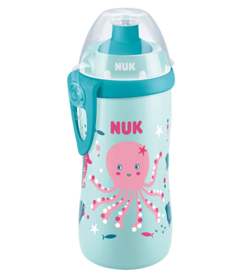 Drinkfles m. Drinkdeksel - Junior - Kameleon - 300 ml - Blau van NUK – productfoto