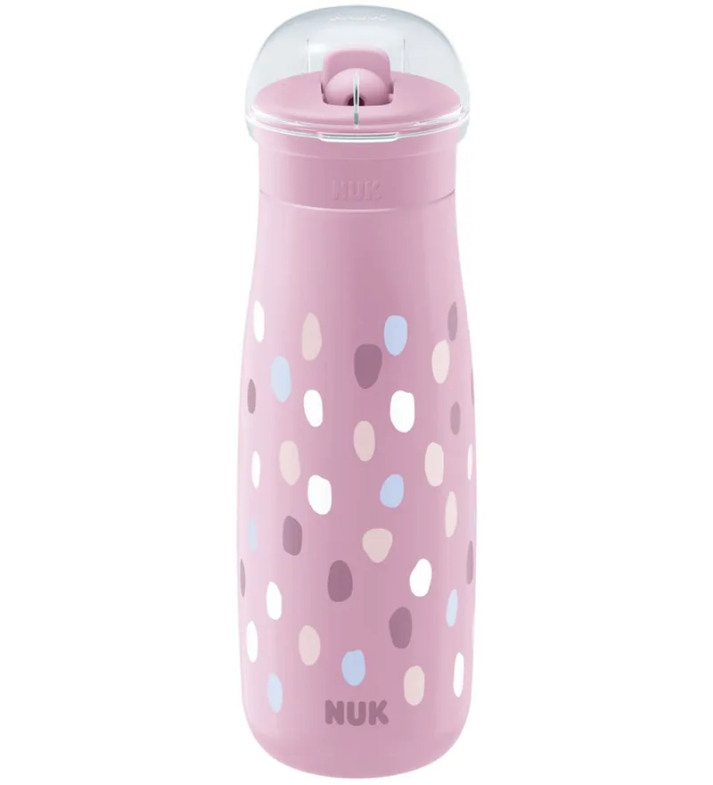 Drinkfles m. Rietje - Mini-Me Flip - 500 ml - Plastic - Purp fra NUK – produktbillede