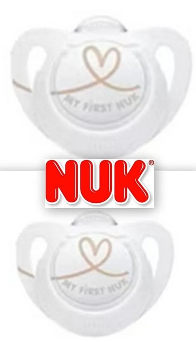 Expert | Siliconen fopspenen | 0-2 maanden | 2st. set | 0-2 maanden by NUK in White – product photo
