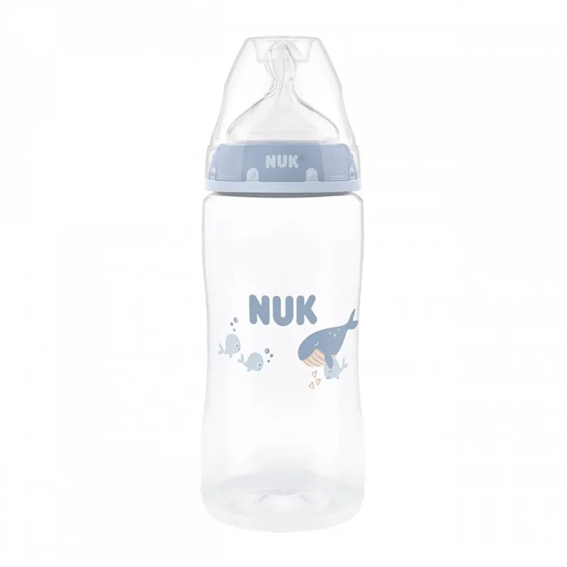 First Choice babyfles 300ml temperatuurcontrole - Zuigfles fra NUK i Multicolor – produktbillede