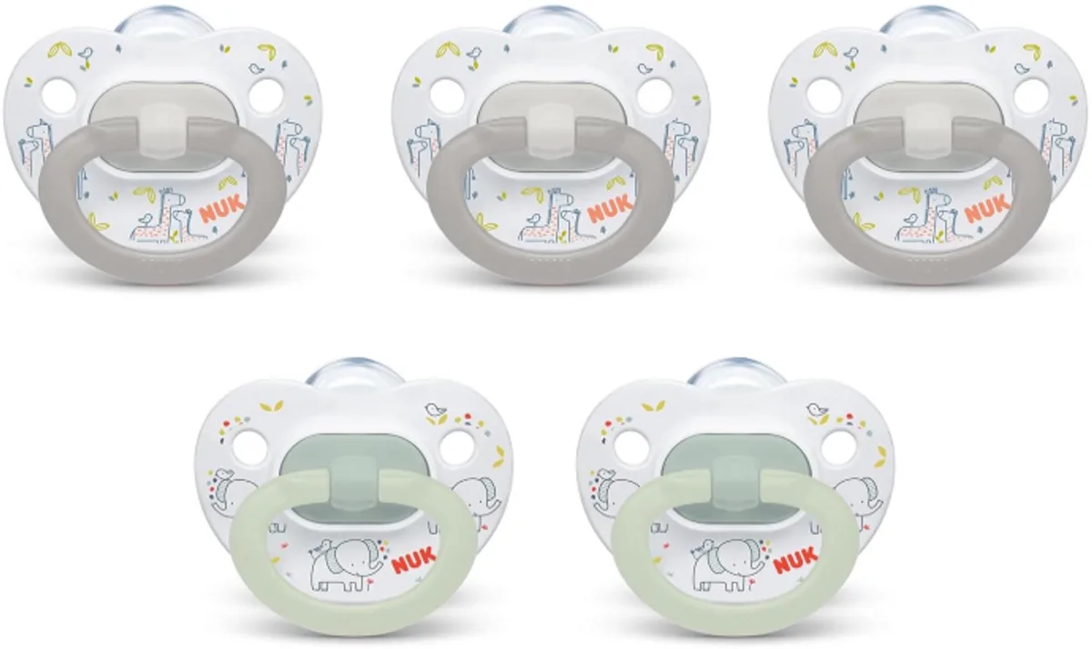 First Choice Classic Orthodontische Fopspeen – 0-6 Maanden – 5 Stuks by NUK – product photo