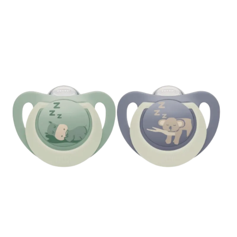 Fopspeen NUK Hippo/Koala 2stk 18-36mnd de NUK – photo produit 1 sur 2