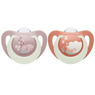 Fopspeen NUK Konijn Schaap 2stk 18-36mnd van NUK – productfoto 1 van 2