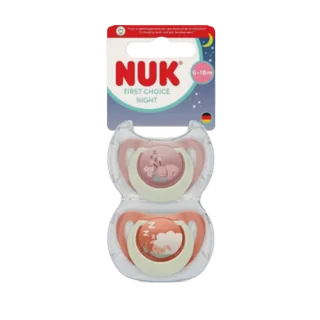 Fopspeen NUK Konijn/Schaap 2stk 6-18mnd von NUK – Produktfoto 2 von 2