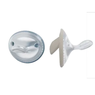Fopspeen NUK Mommyfeel Blauw/Grijs 0-9mnd 2-pack van NUK – productfoto 2 van 3