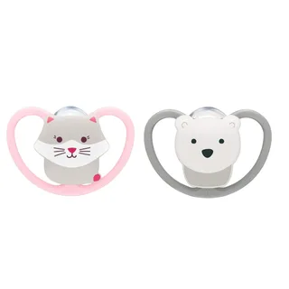 Fopspeen NUK Perfect Match Air Kat/Ijsbeer 2stk 18-36mnd de NUK – photo produit 1 sur 2