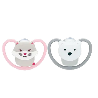 Fopspeen NUK Perfect Match Air Kat/Ijsbeer 2stk 6-18mnd von NUK – Produktfoto 1 von 2